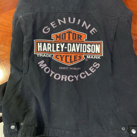 Harley-Davidson Black Military Field Jacket - Picture 2 of 4